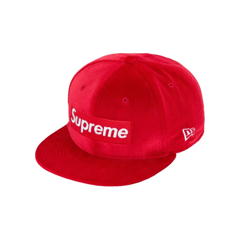 Supreme Velour Box Logo New Era-6