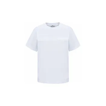 STONE ISLAND T Shirts Men Milk White