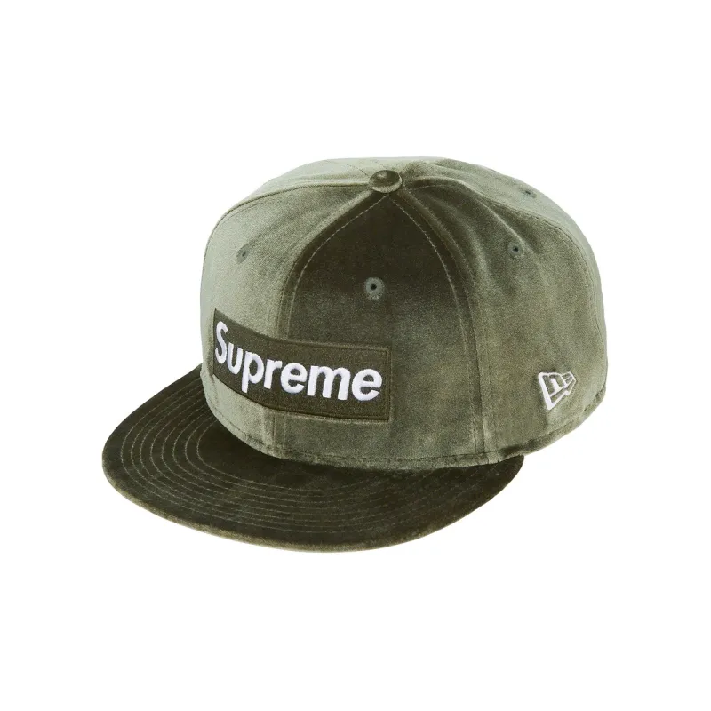 Supreme Velour Box Logo New Era-14
