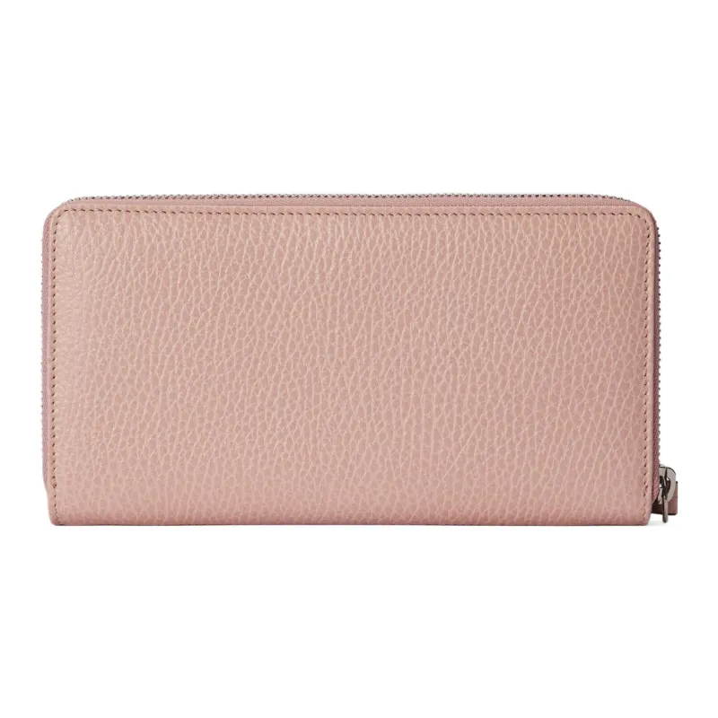 GUCCI Marmont Leather Wallet Women's Light Pink-2