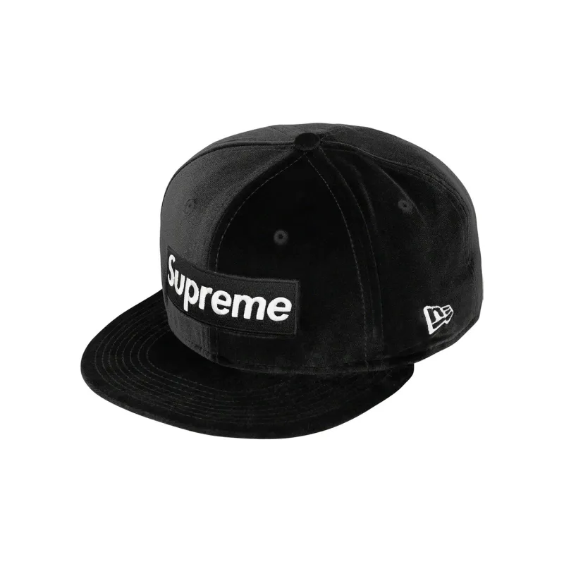 Supreme Velour Box Logo New Era-2
