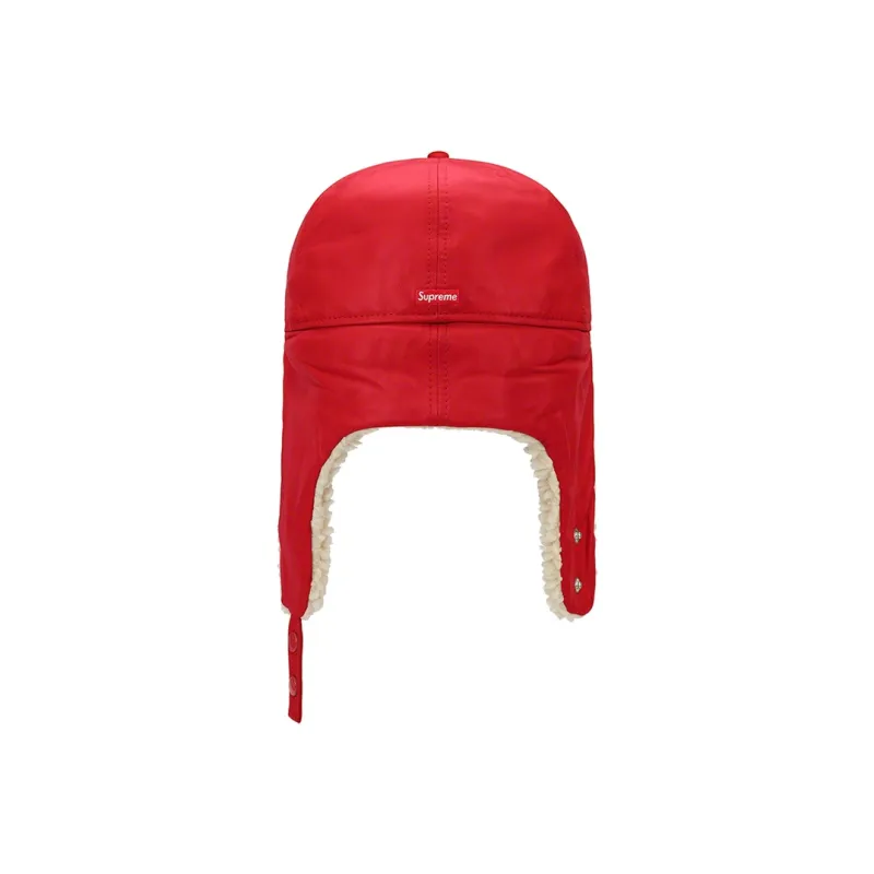 Supreme Leather Earflap Box Logo New Era-4
