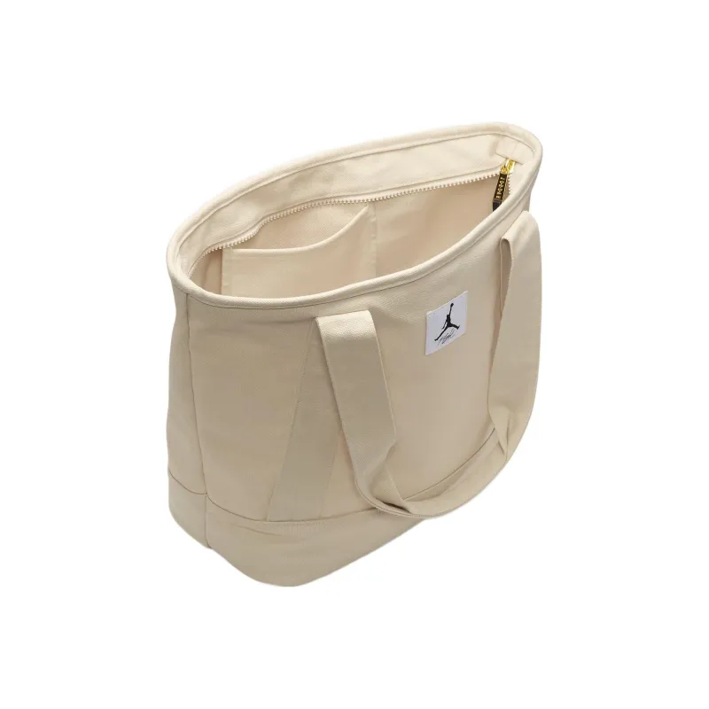 Jordan Polyester Tote Bag Shopping Bag Shoulder Bag Handbag Regular Women's Beige-3