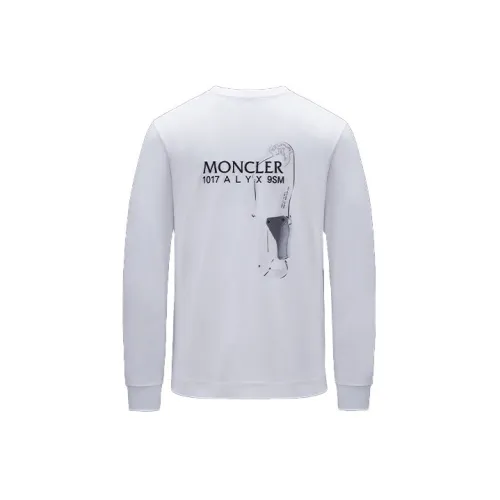 MONCLER GENIUS Men’s 1017 ALYX 9SM Series FW21 Logo Cotton Sweateshirt White