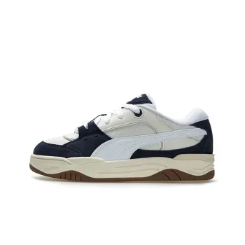 PUMA 180 180 Navy Anti Slip Wear Resistant Low Top Skateboard Shoes Unisex Dark Blue Special Packaging