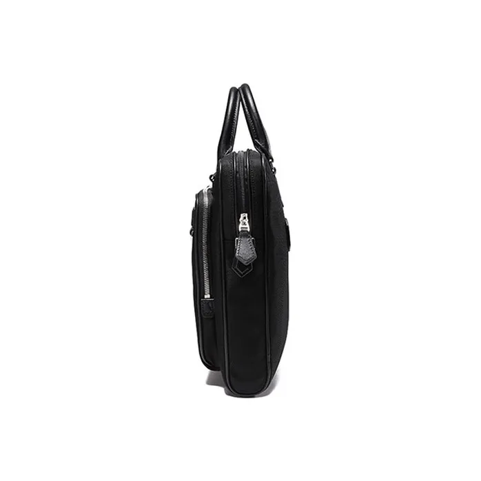 BALLY Fabric Crossbody Bag Briefcase Shoulder Bag Handbag Regular Men's Black-2