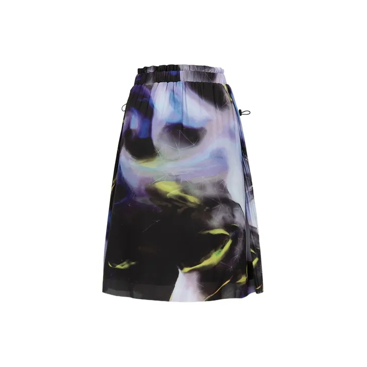 EVISU Casual Long Skirts Women's Black-1