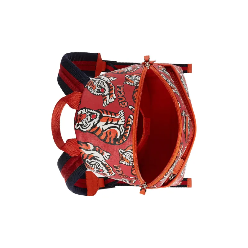 GUCCI Canvas Kids' Backpacks Kids' Red-4