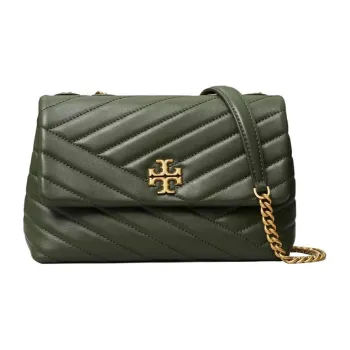 TORY BURCH Kira Leather Shoulder Bag Crossbody Bag Regular Women's Gold Green