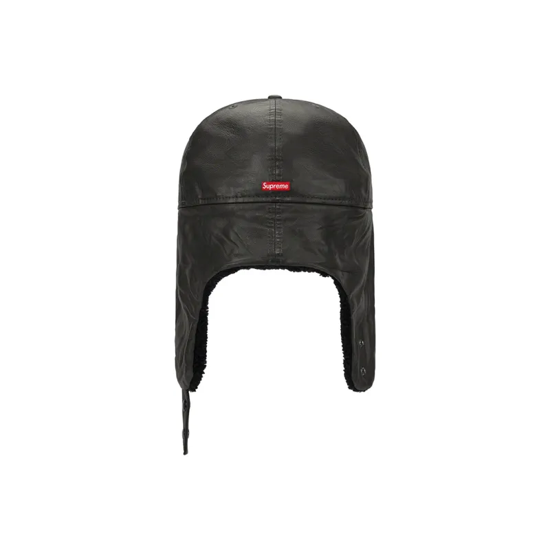 Supreme Leather Earflap Box Logo New Era-9