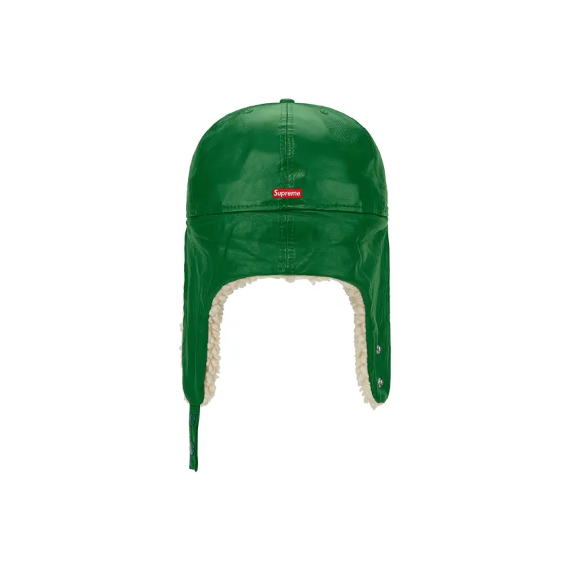 Supreme Leather Earflap Box Logo New Era-14