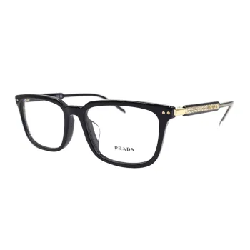 PRADA Plate Frame Rectangular Eyeglass Frames Men's