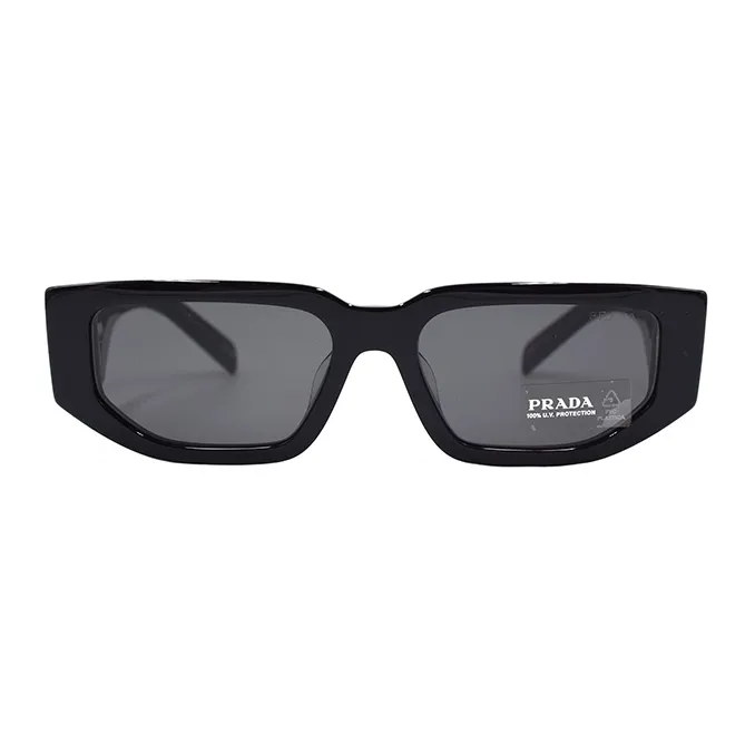 PRADA Plate Frame Irregular Shape Sunglasses Men's-1