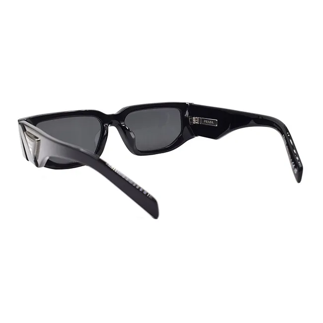 PRADA Plate Frame Irregular Shape Sunglasses Men's-2