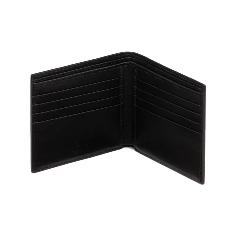 Valentino Cow Leather Wallet Men's Black-2