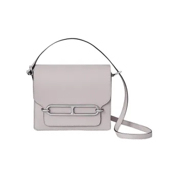 HERMES Roulis Evercolor Calfskin Pig Nose Bag, Shoulder Bag, Crossbody Bag Mini Women's 09 Mauve Pale Dream Purple