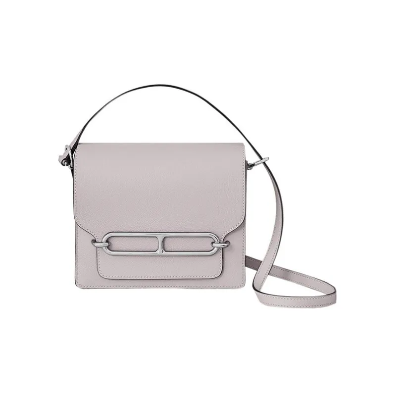 HERMES Roulis Evercolor Calfskin Pig Nose Bag, Shoulder Bag, Crossbody Bag Mini Women's 09 Mauve Pale Dream Purple-0