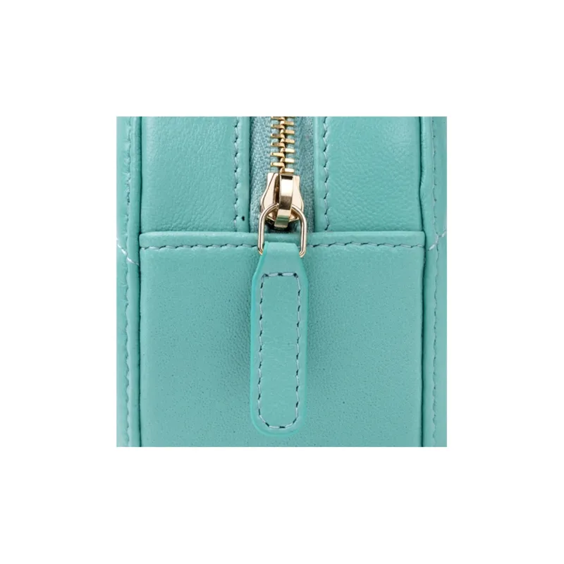 CHANEL 19Bag Lambskin Round Bag, Evening Party Bag, Handheld Shoulder Bag, Crossbody Bag Women's Mint Green-3