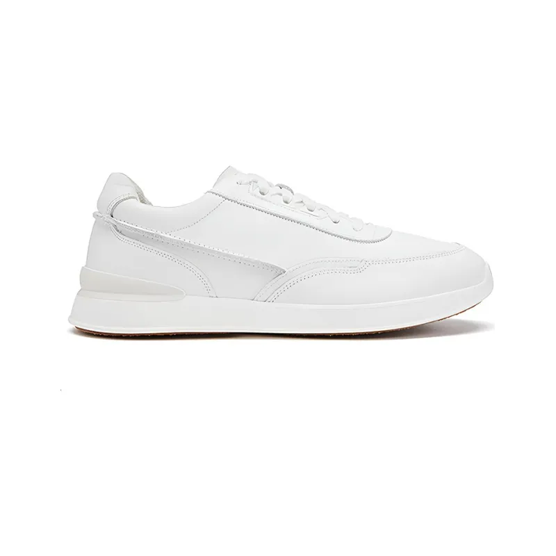 Clarks RaceLite Lace Low-Top Casual Shoes Men's White-1