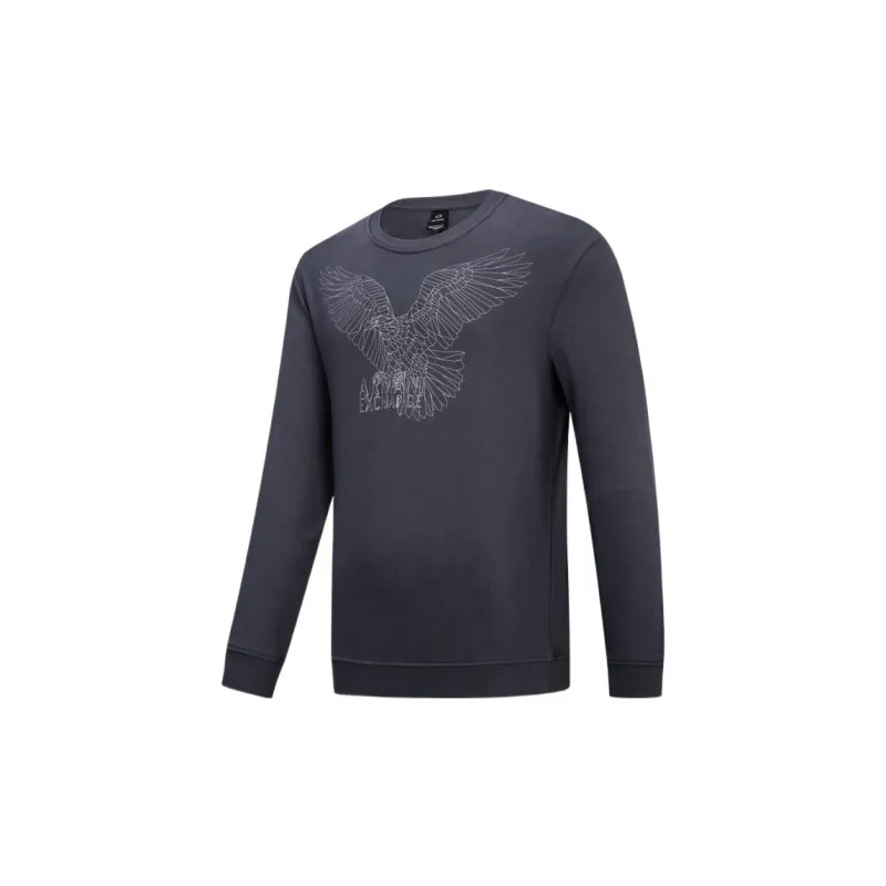 ARMANI EXCHANGE Sweatshirts Men Dark Gray-2