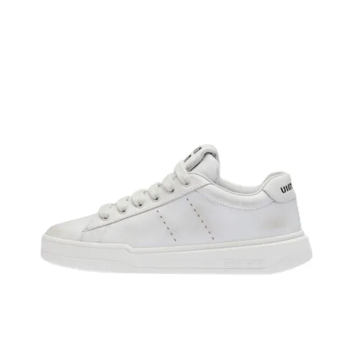 MIU MIU Skateboard Shoes Women's Low-Top White