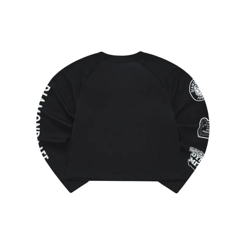 FILA FUSION T-Shirts Women's Pitch Black-1