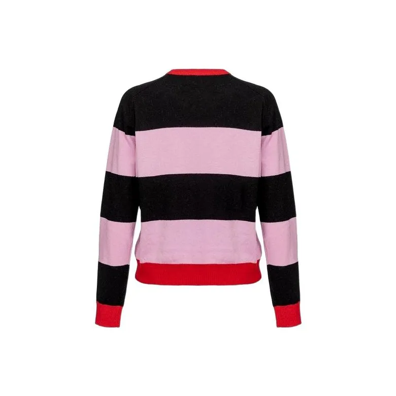 PINKO SS23 Knitwear Women's Black Pink-1