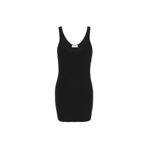 SAINT LAURENT Sleeveless Dresses Women's Black