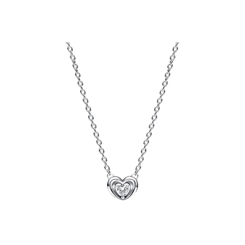 Pandora MOMENTS 925 Sterling Silver Necklaces Women's-0