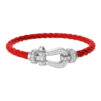 FRED Force 10 Collection Bracelets Unisex Red/Silver