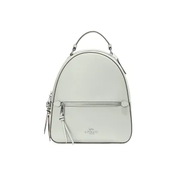 COACH Cross Grain Leather Backpack Tubas Women's Sage Green