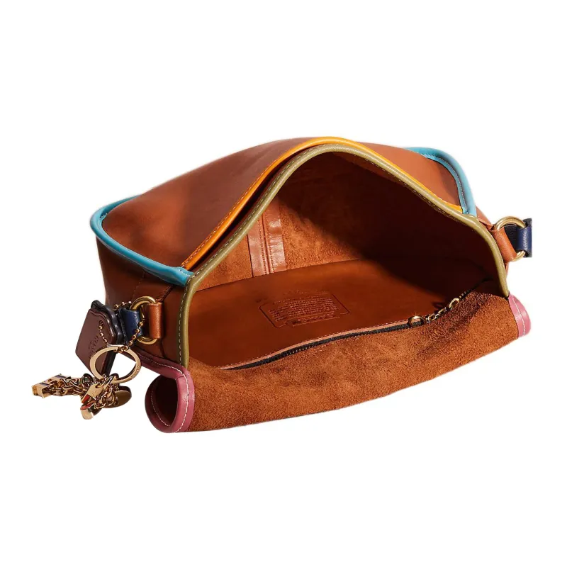 COACH Glove Tanning Chelsea Bag, Shoulder Bag, Crossbody Bag Tubas Women's Brown-2