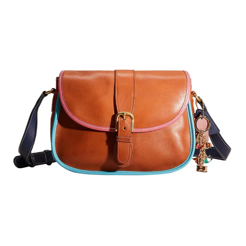 COACH Glove Tanning Chelsea Bag, Shoulder Bag, Crossbody Bag Tubas Women's Brown-0