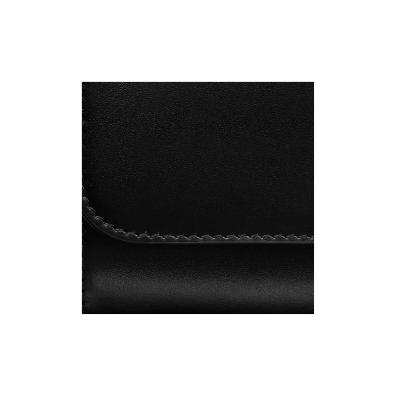 CARTIER Calfskin Wallet Women's Black-4