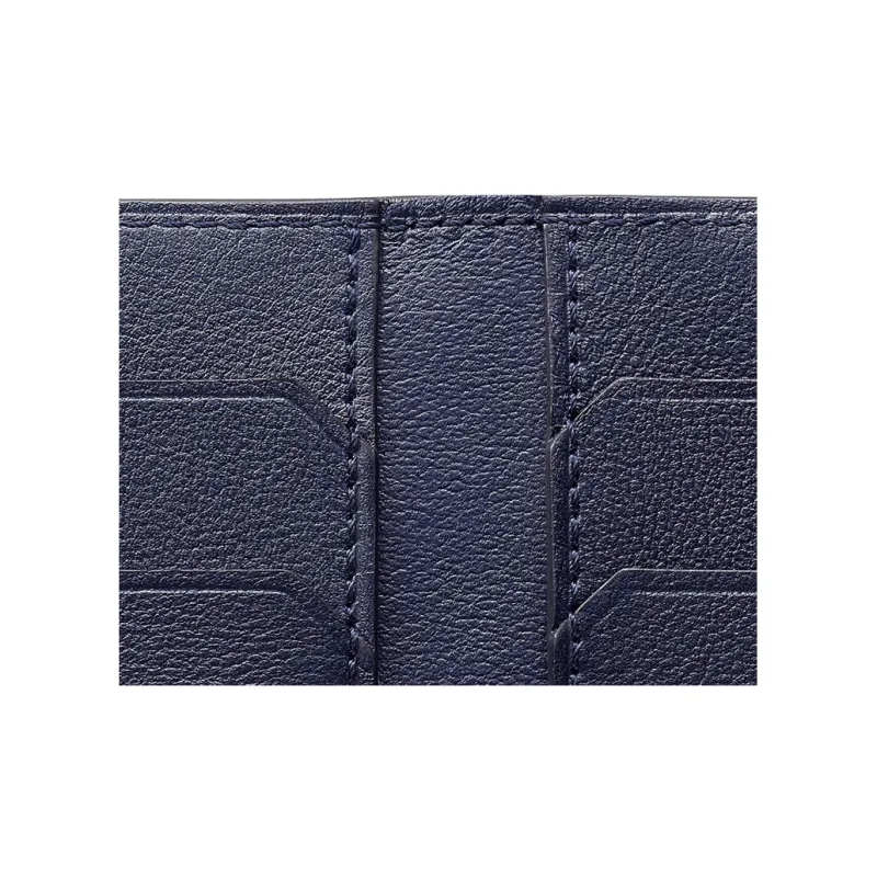 CARTIER Must De Cartier Calfskin Card Holder Men's Blue-5