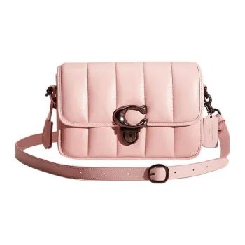 COACH Studio Nappa Leather Handbag, Shoulder Bag Women's Pink