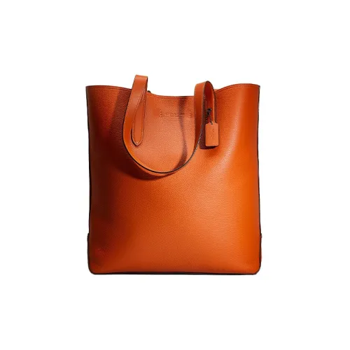 COACH Gotham Tall Leather One Shoulder Handbag Tubas Women's Brown