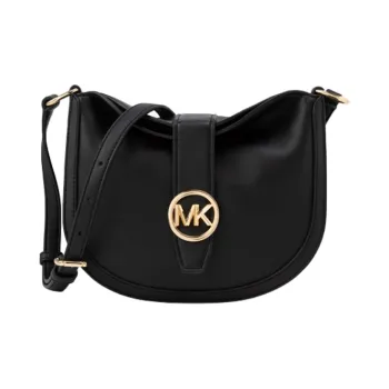 MICHAEL KORS Gabby Artificial Leather Shoulder Bag Crossbody Bag Small Size Women's Black