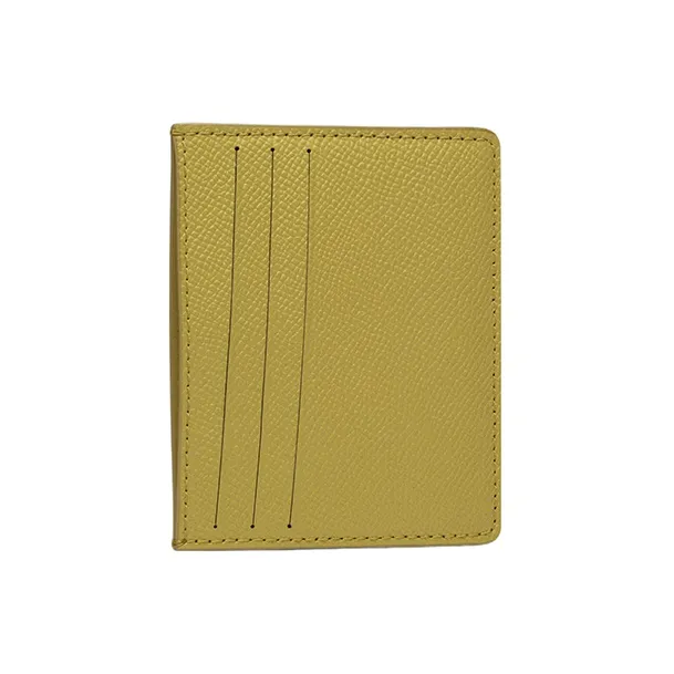 Maison Margiela Calfskin Card Holder Women's Yellow-0