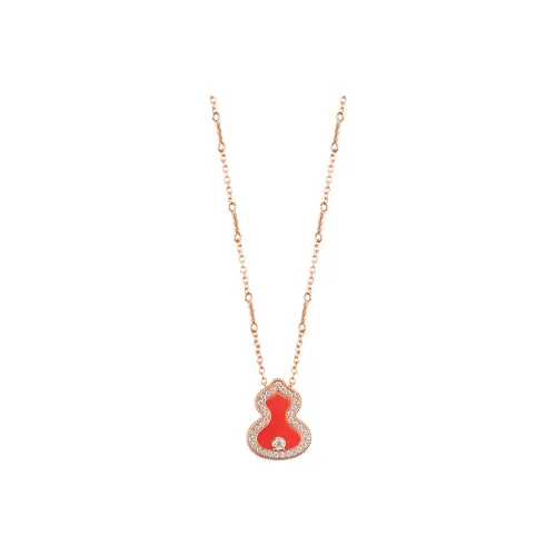 Qeelin Wulu Necklaces Women's Rose Gold