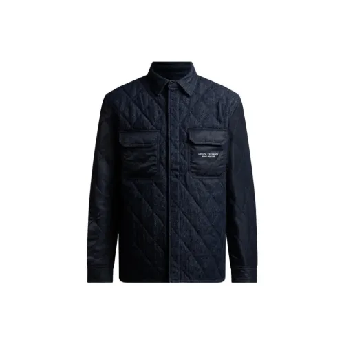 ARMANI EXCHANGE Puffer Jackets Men Dark Blue