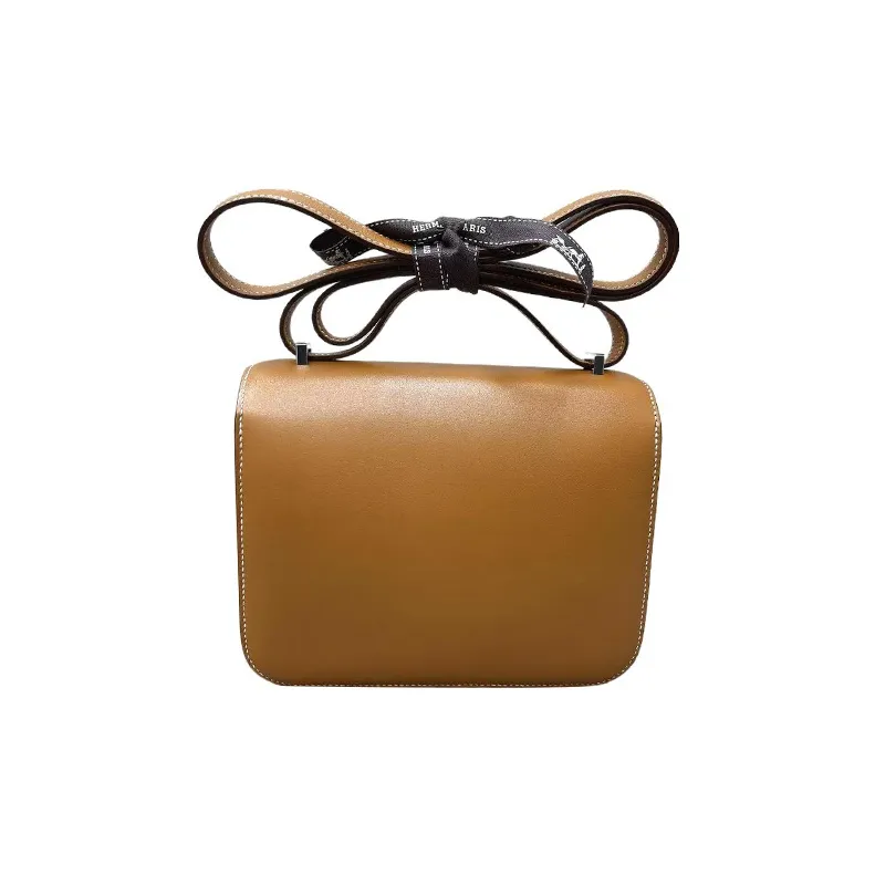 HERMES Constance Butler Calfskin KangKang Shoulder Crossbody Bag Mini Women's 21 Naturel-Sable Light Tea Brown-2