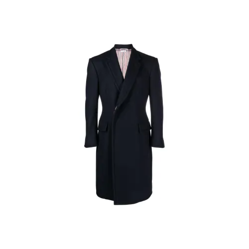 THOM BROWNE Coats Men Marine Blue