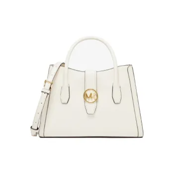 MICHAEL KORS Gabby Artificial Leather One Shoulder Handbag Medium Size Women's Milk White