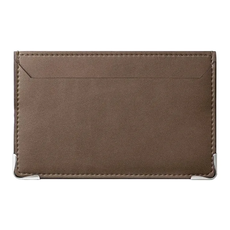 CARTIER Must De Cartier Leather Card Holder Men's Taupe-1