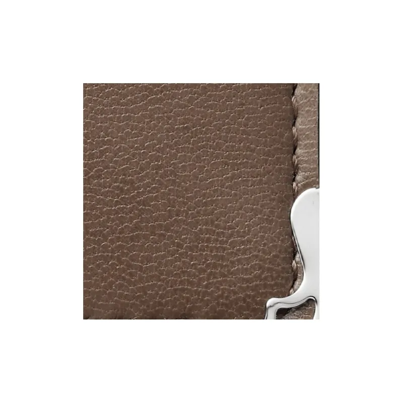 CARTIER Must De Cartier Cow Leather Wallet Men's Taupe-4