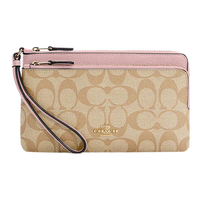 Coach Double Zip store Wallet