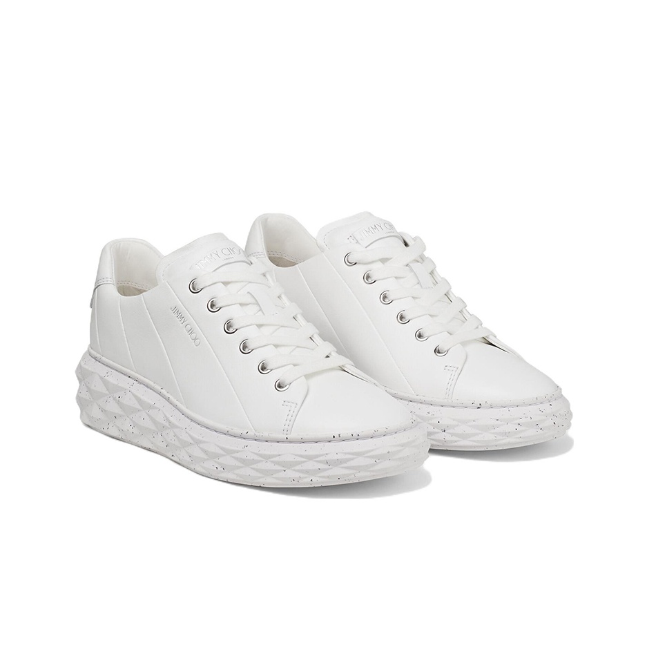 Jimmy Choo Diamond Light Maxi Leather Sneakers - POIZON