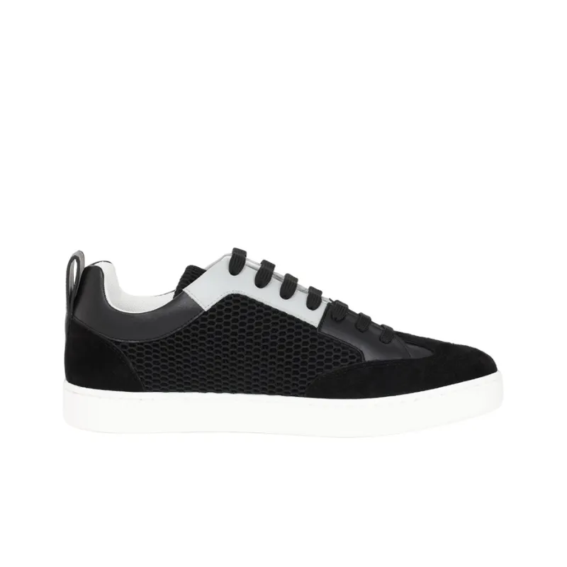 MOSCHINO Low Top Stylish Skateboarding Shoes Men's Black-1
