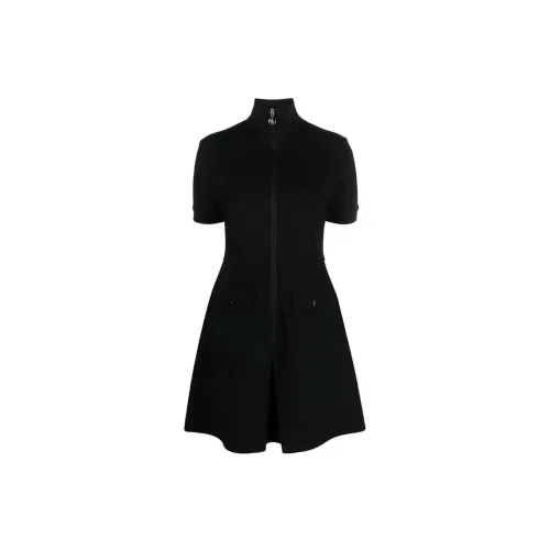 Moncler Short-Sleeved Dresses Women's Black